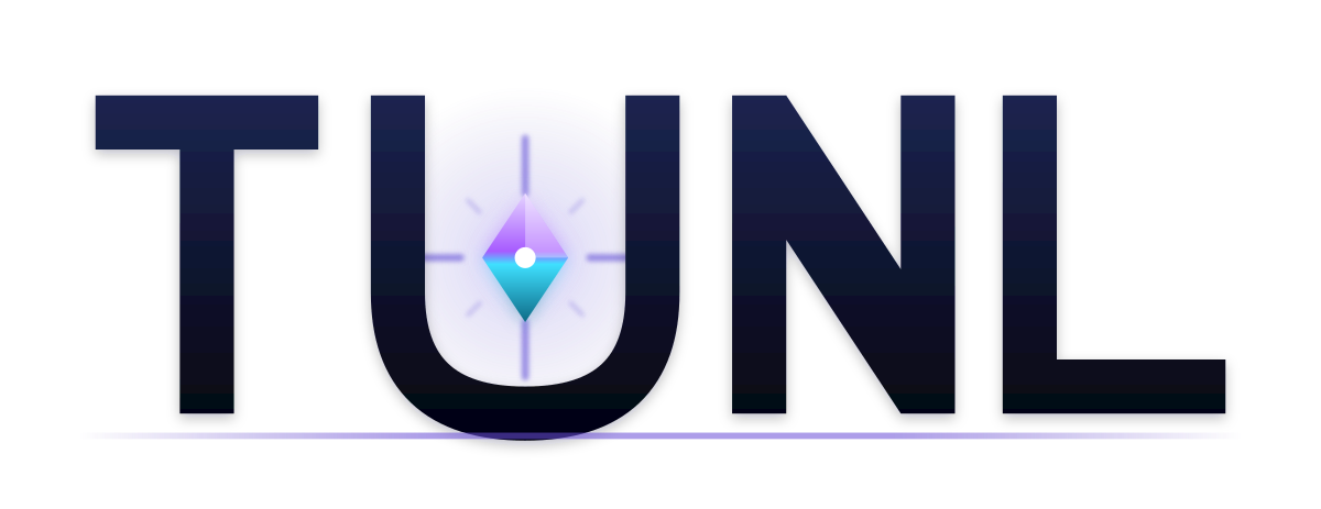 TUNL wordmark, for light backgrounds